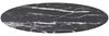 vidaXL Tischplatte Schwarz Ø70x0,8 cm Hartglas in Marmoroptik 322265 Bild 2