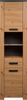 Home affaire Hochschrank Ambres (1-St) Badschrank in matter Echtholzoptik - Maße (B/T/H) 53/35/196 cm Bild 4