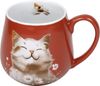 KÖNITZ 1111433015 Könitz Kuschelbecher Spring Animals - Katze, 400 ml, Porzellan / Becher Bild 4