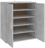 vidaXL Schuhschrank Betongrau 60x35x70 cm Holzwerkstoff 808922 Bild 2