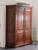 Kleiderschrank Akazie 140x65x200 nougat lackiert OXFORD #437 Bild 4
