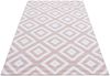 Kurzflor Teppich Pago Läufer - 80x150 cm - Pink Bild 3