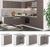Küchenunterschrank R-Line Edelgrau 80 cm ohne Arbeitsplatte Vicco Bild 2