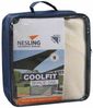 nesling Coolfit Sonnensegel (Dreieck 90° 4,0m x 4,0m x 5,7m, Altweiss) Sonnenschutz, Wasser und Wind durchlässig, UV-beständig Bild 5