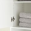 SoBuy BZR80-W Badezimmer-Hochschrank, MDF, Lackiert, Weiß, 70 x 170 x 37 cm Bild 4