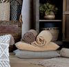 Chic Antique - Decke Quilt Tagesdecke Kuscheldecke 180x130cm Braun 16102120 Bild 3