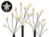 Spetebo LED-Leuchtzweig LED Garten Leuchtstäbe Stern 24 LED - 4er Set, 24-flammig, für den Außenbereich geeignet Bild 5