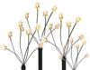 Spetebo LED-Leuchtzweig LED Garten Leuchtstäbe Stern 24 LED - 4er Set, 24-flammig, für den Außenbereich geeignet Bild 2