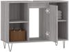 vidaXL Badschrank Grau Sonoma 80x33x60 cm Holzwerkstoff 831634 Bild 4
