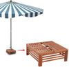 vidaXL Sonnenschirmständer-Verkleidung aus Holz 41449 Bild 5