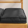 vidaXL Kissen 2 pcs Schwarz 40 x 40 x 8 cm Oxford-Stoff 42001582 Bild 4