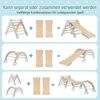 Kletterdreieck mit Rutsche Kletterbogen inkl. doppelseitige Rampe Grau Bild 5