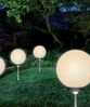 kamelshopping LED Solarleuchte Solar Kugelleuchte / Gartenkugel für Aussen mit LED Beleuchtung, LED fest integriert, Warmweiß, inkl. austauschbarem 600 mAh Akku Bild 2