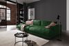 KAWOLA Big Sofa MADELINE Cord smaragd 85 x 170 x 290 cm Bild 2