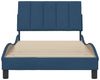 vidaXL Bettgestell ohne Matratze "Hanko" Blau 100x200 cm Stoff 3310376 Bild 5
