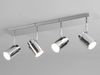 Deckenstrahler Badezimmerlampe ANGELO Silber Chrom 4-flammig, Breite 52cm Bild 3