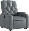 vidaXL Relaxsessel mit Aufstehhilfe Grau Kunstleder 3204775 Bild 4