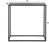 KAWOLA Schminktisch ROIC Konsolentisch Metall bronze 75 x 25 x 75 cm Bild 4