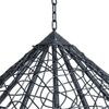 Hängesessel Polyrattan Hängekorb Rattan Hängestuhl Hängesitz Sessel Anthrazit Bild 4