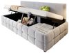 SeedWave Daybett Polsterbett mit Stauraum, Samt Tagesbett ohne Armlehnen, 90×200cm, hydraulischer Bettkasten Bild 4