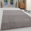 Kurzflor Teppich Alberto Läufer - 80x250 cm - Beige Bild 2