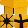vidaXL Pavillon 4 x 3 m Gelb Polyester und Stahl 190 gsm 900380 Bild 5
