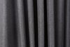 Deco-Raum® Vorhang mit Struktur | Größe: 140cm x 245cm | Material: Polyester | Farbe: Dunkelgrau Bild 2