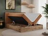 Boxspringbett, Schlafzimmerbett, Bettkasten - BELLISSIMO - 140 x 200 cm - Orange Stoff - H4 Bild 3