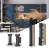 Apothekerschrank Fame-Line Dunkelblau Hochglanz 30 cm Vicco Bild 2