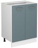 Küchenunterschrank R-Line Blau-Grau 60 cm ohne Arbeitsplatte Vicco Bild 4