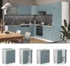 Küchenunterschrank R-Line Blau-Grau 60 cm ohne Arbeitsplatte Vicco Bild 2