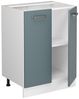 Küchenunterschrank R-Line Blau-Grau 60 cm ohne Arbeitsplatte Vicco Bild 3