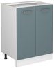 Küchenunterschrank R-Line Blau-Grau 60 cm ohne Arbeitsplatte Vicco Bild 5
