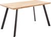 MCA living Esstisch Zeballos (1-St, Holztisch, OTTOs Choice), Tischplatte aus Zerreiche, Schweizer Kante, belastbar bis 100 Kg Bild 4
