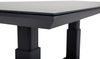 Gartencouchtisch Heis, aus Aluminium und Glas, modern, höhenverstellbar, schwarz Bild 4