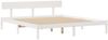 vidaXL Massivholzbett mit Regal ohne Matratze Weiß 180x200 cm Kiefer 3321841 Bild 5