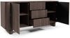 Compleo Kommode mit 3 Schubladen AKARI, Japandi Design, Nussbaum oder Kaschmir Bild 4