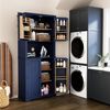HOLTICO Hochschrank Küchenschrank mit Arbeitsplatte, Buffetschrank, Esszimmerschrank (1-St) Speisekammer mit 4 Türen und Regalen, 183cm Bild 4