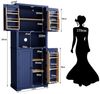 HOLTICO Hochschrank Küchenschrank mit Arbeitsplatte, Buffetschrank, Esszimmerschrank (1-St) Speisekammer mit 4 Türen und Regalen, 183cm Bild 2