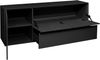 Maeusbacher Imola Lowboard anthrazit matt lack / glas anthrazit glanz BxHxT: 169 x 63 x 42 cm Bild 4