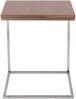 Beistelltisch Flat Edelstahl/Nussbaum 50x40x40cm Bild 2