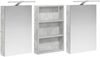 vidaXL Badezimmerschrank-Set 3 pcs 120 x 10,5 x 60,5 cm Holzwerkstoff 3403739 Bild 5