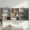 vidaXL Badezimmerschrank-Set 3 pcs 120 x 10,5 x 60,5 cm Holzwerkstoff 3403739 Bild 4