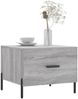 vidaXL Couchtisch Grau Sonoma 50x50x40 cm Holzwerkstoff 829424 Bild 3