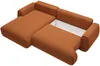 Vente-unique - MONELIA Sofa Stoff Rot - B 167 cm x H 81 cm x L 270 cm Bild 5