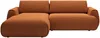 Vente-unique - MONELIA Sofa Stoff Rot - B 167 cm x H 81 cm x L 270 cm Bild 2