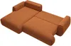 Vente-unique - MONELIA Sofa Stoff Rot - B 167 cm x H 81 cm x L 270 cm Bild 4