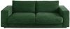 KAWOLA Sofa MADELINE 2-Sitzer Cord smaragd 85 x 127 x 230 cm Bild 3