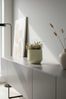 VIVANNO Blumentopf Fiberglas NEXORA Rund - Vesuvcreme Matt (1 St), 31x28 cm Bild 2