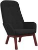 vidaXL Relaxsessel mit Hocker Schwarz Samt 3097662 Bild 4